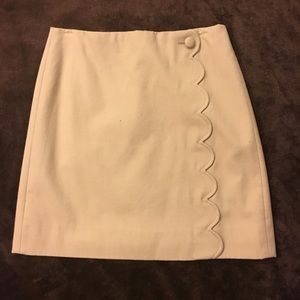 J Crew button skirt 8T